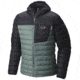 Mountain Hardwear Dynotherm Hooded Down Jacket - Men's-Thunderhead Grey/Black-Medium