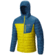 Mountain Hardwear Dynotherm Hooded Down Jacket - Mens-Electron Yellow/Phoenix Blue-Large