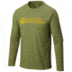 Mountain Hardwear Logo Graphic Long Sleeve T - Mens-Heather Amphibian-Large