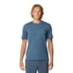 Mountain Hardwear Low Exposure Short Sleeve Shirt - Men's, Moon Blue, L, 2110261-430-L