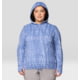 Mountain Hardwear Crater Lake LS Hoody - Women's Extended, Best Coast Blue Prismatic Print, 2X, 1829682-449-2X