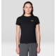 Mountain Hardwear MHW Logo Standard Short Sleeve Shirt - Women's, Black, S, 2130211-011-S
