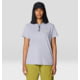 Mountain Hardwear MHW Logo Standard Short Sleeve Shirt - Women's, Hardwear Grey Heather, L, 2130211-057-L