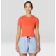 Mountain Hardwear Peak Knit Short Sleeve Shirt - Women's, Aspect, XL, 2113451-640-XL