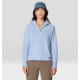 Mountain Hardwear Summit Grid Half Zip Hoody - Women's, Beach Breeze, XS, 2105641-471-XS