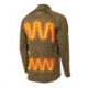 Muddy Nucleus Heated Quarter-Zip Top - Mens, Brown Clay, MEDIUM, MUD-HT-QZ-CL-M