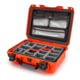 Nanuk 925 Pro Photo Camera Case Kit w/Lid Organizer / Padded Divider, Orange, Medium, 925S-060OR-0A0