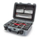 Nanuk 925 Pro Photo Camera Case Kit w/Lid Organizer / Padded Divider, Silver, Medium, 925S-060SV-0A0