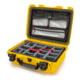 Nanuk 925 Pro Photo Camera Case Kit w/Lid Organizer / Padded Divider, Yellow, Medium, 925S-060YL-0A0