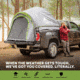 Napier Backroadz Truck Tent, Full Size Crew Cab Bed, Gray/Green, 5.5-5.8 ft, 19033