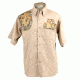 National Wild Turkey Federation Mens 126 Short Sleeve Hunting Shirt, Khaki/Mossy Oak Obsession, Medium 60026