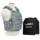 NcSTAR Plate Carrier Vest w/Two 10x12in Shooters Cut Hard PE Ballistic Panels, Digital Camo, BPCVPCV2924D-A