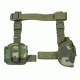 NcSTAR Vism 3 Piece Drop Leg Right Handed Gun Holster/Magazine Holder, Woodland Camo, CV2908WC