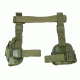 NcSTAR Vism 3 Piece Drop Leg Right Handed Gun Holster/Magazine Holder, Woodland Camo, CV2908WC