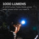 Nebo Einstein COB LED Headlamp, Lithium Ion, White, 1000 Lumens, Black, NEB-HLP-0007