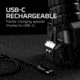 Nebo Luxtreme SL75 Incredible 3/4 Mile Beam Spotlight, Black/Grey, NEB-SPT-1000