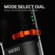 Nebo Luxtreme SL75 Incredible 3/4 Mile Beam Spotlight, Black/Grey, NEB-SPT-1000
