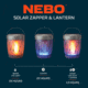 Nebo Solar Zapper and LED Lantern 2000mAh Li-ion Battery