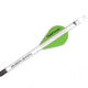 New Archery Products Quikfletch 2in Twister Vanes, 100 Pack, White/Green/Green, NAP-60-645