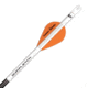 New Archery Products Quikfletch 2in Twister Vanes, 100 Pack, White/Orange/Orange, NAP-60-644