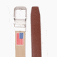 Nexbelt Embroidered USA Belt, Tan/Blue, Up to 50 Waist, CEP2272
