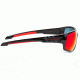 NFL Catch Arizona Cardinals Single Vision Prescription Sunglasses, Glossy Black Frame, 622586T01SV
