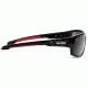 NFL Catch Atlanta Falcons Single Vision Prescription Sunglasses, Glossy Black Frame, 622586T02SV