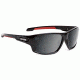 NFL Catch Atlanta Falcons Single Vision Prescription Sunglasses, Glossy Black Frame, 622586T02SV