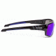 NFL Catch Baltimore Ravens Single Vision Prescription Sunglasses, Glossy Black Frame, 622586T03SV