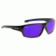 NFL Catch Baltimore Ravens Single Vision Prescription Sunglasses, Glossy Black Frame, 622586T03SV