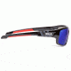 NFL Catch Buffalo Bills Single Vision Prescription Sunglasses, Glossy Black Frame, 622586T04SV
