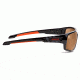 NFL Catch Cleveland Browns Single Vision Prescription Sunglasses, Glossy Black Frame, 622586T08SV