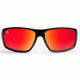 NFL Catch San Francisco 49ers Single Vision Prescription Sunglasses, Glossy Black Frame, 622586T27SV