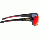 NFL Catch Washington Redskins Single Vision Prescription Sunglasses, Glossy Black Frame, 622586T32SV