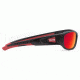 NFL Zone Atlanta Falcons Single Vision Prescription Sunglasses, Matte Black Frame, 655975T02SV