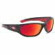 NFL Zone Atlanta Falcons Single Vision Prescription Sunglasses, Matte Black Frame, 655975T02SV
