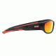 NFL Zone Cleveland Browns Single Vision Prescription Sunglasses, Matte Black Frame, 655975T08SV
