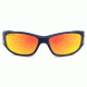 NFL Zone Denver Broncos Single Vision Prescription Sunglasses, Matte Dark Blue Frame, 655975T10SV