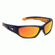 NFL Zone Denver Broncos Single Vision Prescription Sunglasses, Matte Dark Blue Frame, 655975T10SV