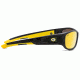 NFL Zone Green Bay Packers Single Vision Prescription Sunglasses, Matte Black Frame, 655975T12SV