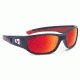 NFL Zone Houston Texans Single Vision Prescription Sunglasses, Matte Dark Blue Frame, 655975T13SV