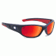 NFL Zone New York Giants Single Vision Prescription Sunglasses, Matte Dark Blue Frame, 655975T21SV