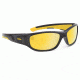 NFL Zone Pittsburgh Steelers Single Vision Prescription Sunglasses, Matte Black Frame, 655975T25SV