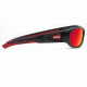 NFL Zone San Francisco 49ers Single Vision Prescription Sunglasses, Matte Black Frame, 655975T27SV