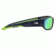 NFL Zone Seattle Seahawks Single Vision Prescription Sunglasses, Matte Dark Blue Frame, 655975T28SV