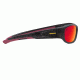 NFL Zone Washington Redskins Single Vision Prescription Sunglasses, Matte Black Frame, 655975T32SV