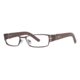 Nicole Miller Chrystie Eyeglass Frames - Frame Matte Brown/Brown, Size 52/16mm NMCHRYSTIE02