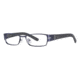 Nicole Miller Chrystie Eyeglass Frames - Frame Matte Navy/Black, Size 52/16mm NMCHRYSTIE03