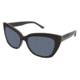 Nicole Miller Myrtle Single Vision Prescription Sunglasses NMMYRTLE01 - Frame Color Matte Black