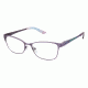 Nicole Miller Oriana Eyeglass Frames - Frame Violet, Size 50/15mm NMORIANA01
